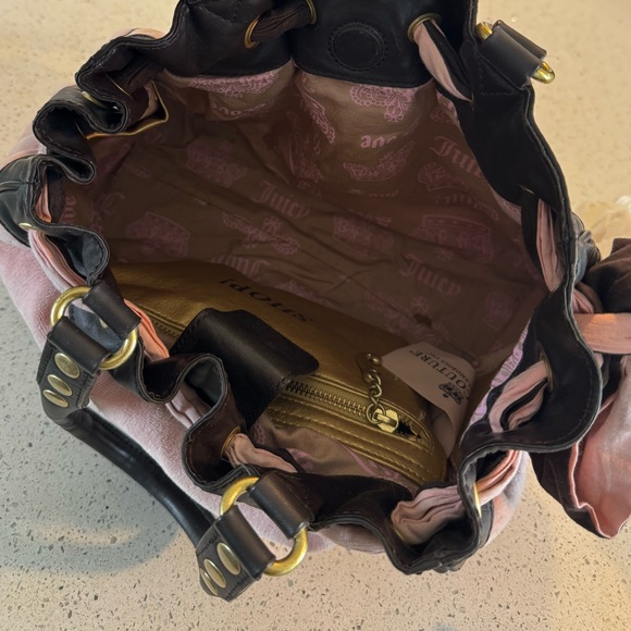 SOLD ❤️ Y2K Vintage Juicy Couture Pink Daydreamer Tote+Bag Charm - Picture 9 of 17